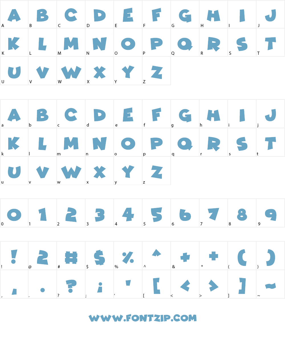 Comic Kings Font Character